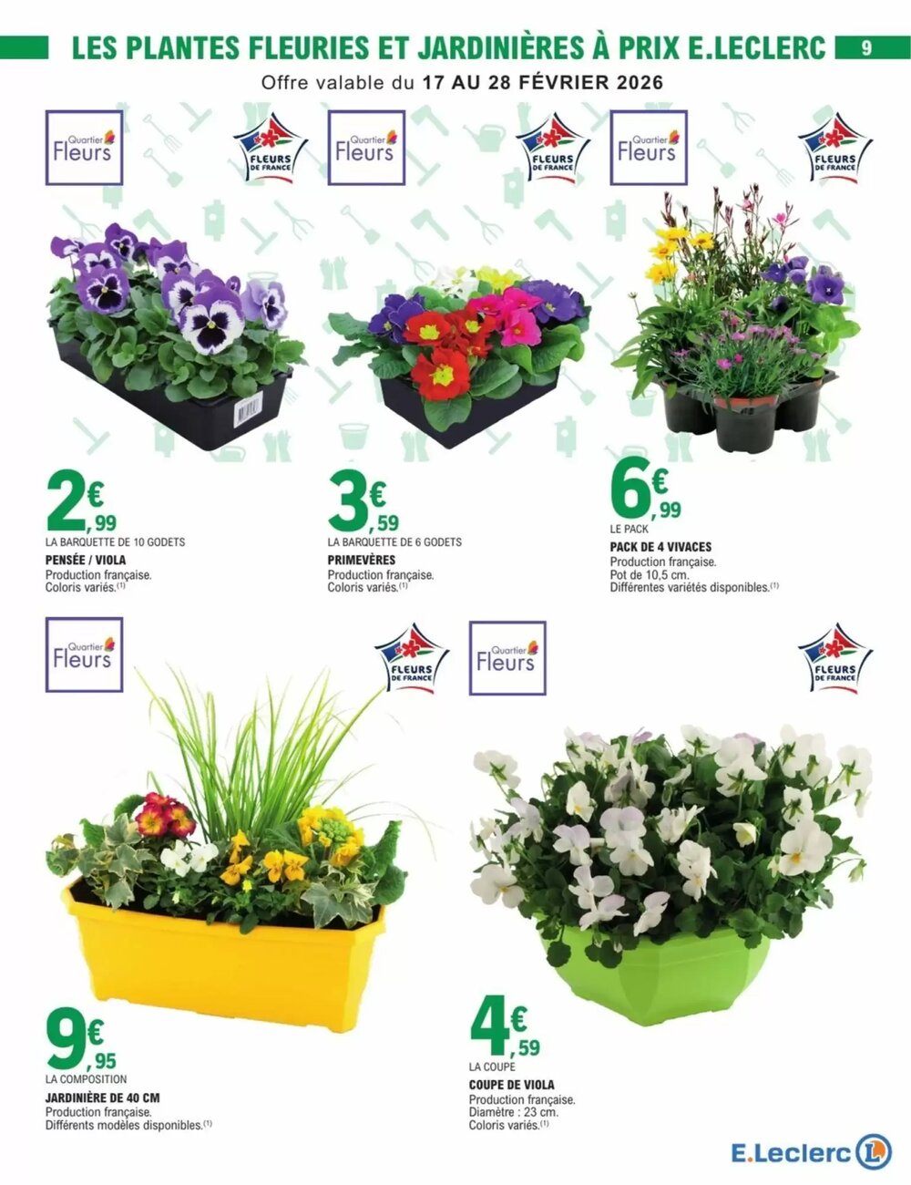 Prospectus promotionnel E.Leclerc valable à partir du 16/02/2026 - Page 9.