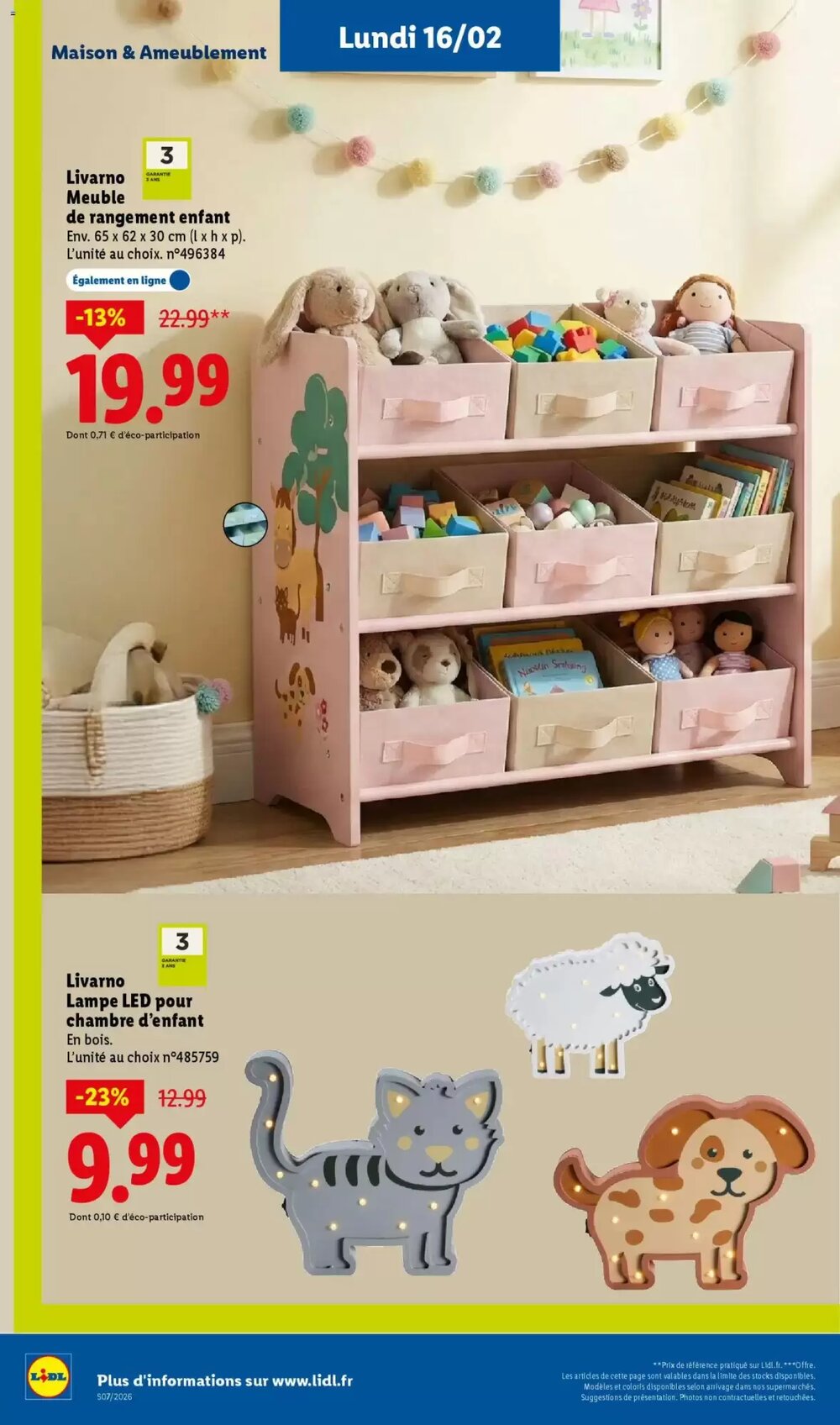 Prospectus promotionnel Lidl valable à partir du 16/02/2026 - Page 10.