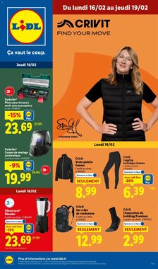 Prospectus promotionnel Lidl valable à partir du 16/02/2026