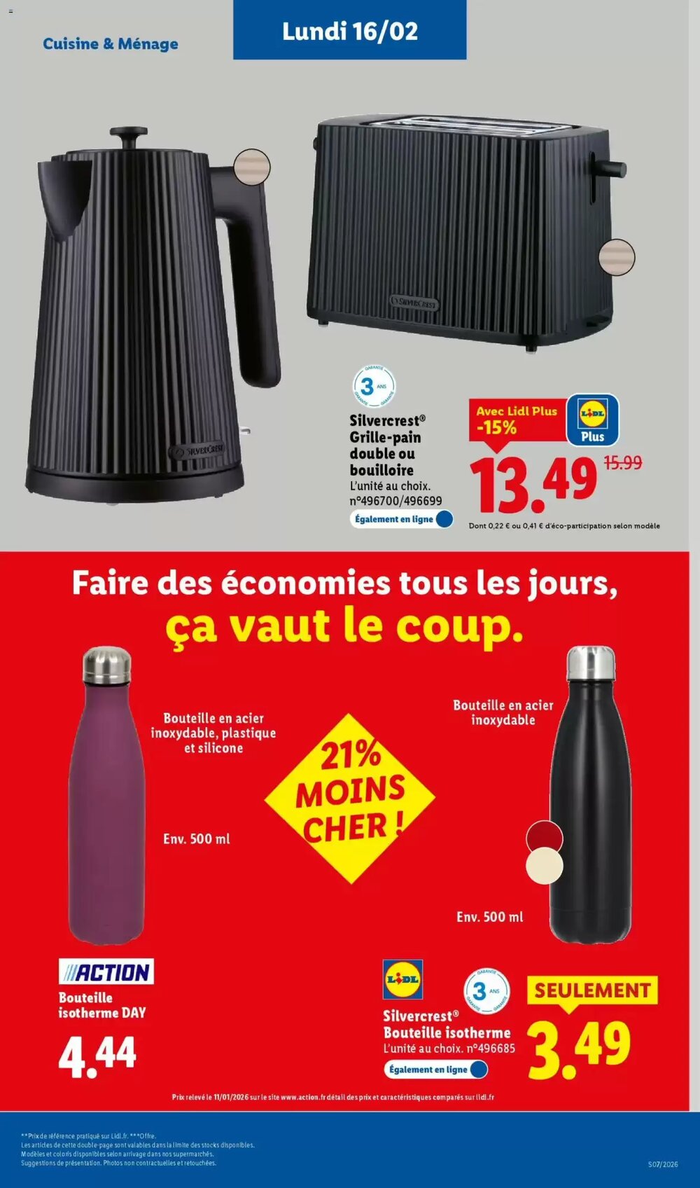 Prospectus promotionnel Lidl valable à partir du 16/02/2026 - Page 3.
