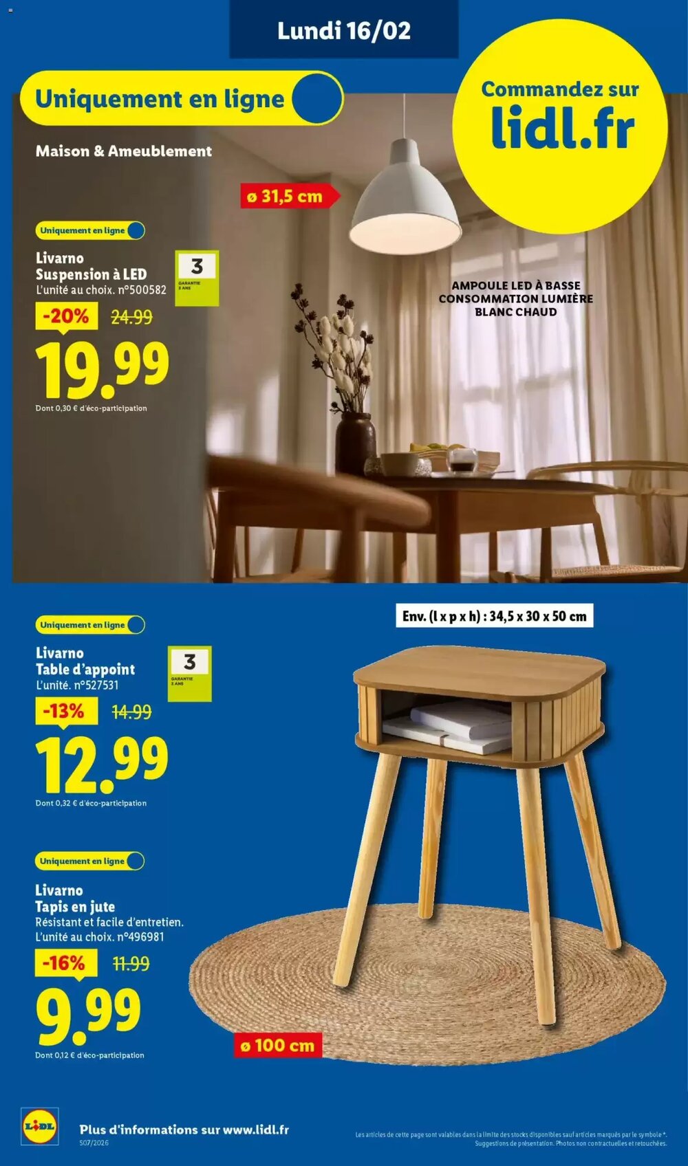 Prospectus promotionnel Lidl valable à partir du 16/02/2026 - Page 2.