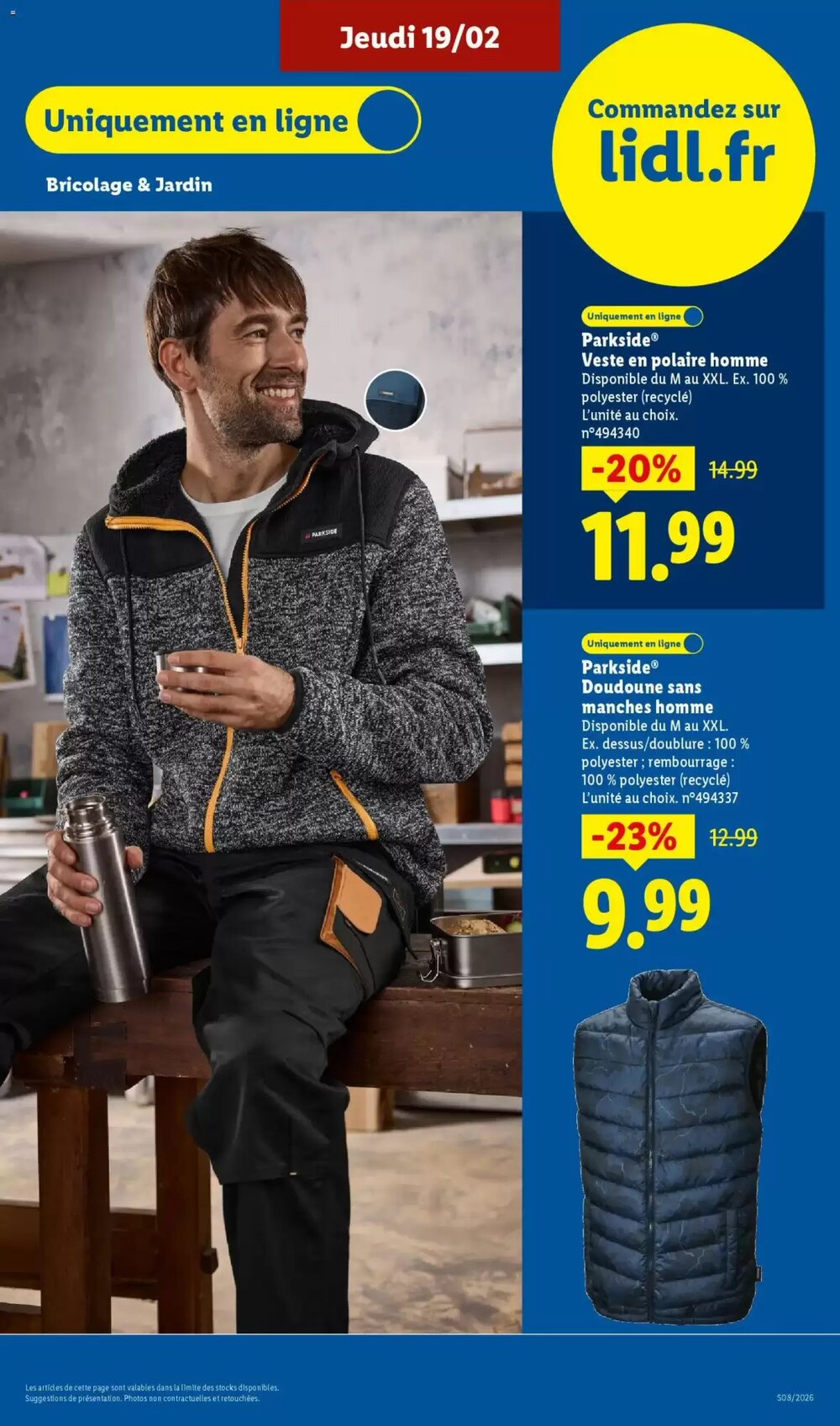 Prospectus promotionnel Lidl valable à partir du 16/02/2026 - Page 9.