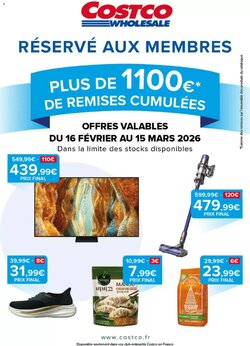 Prospectus promotionnel Costco valable à partir du 16/02/2026