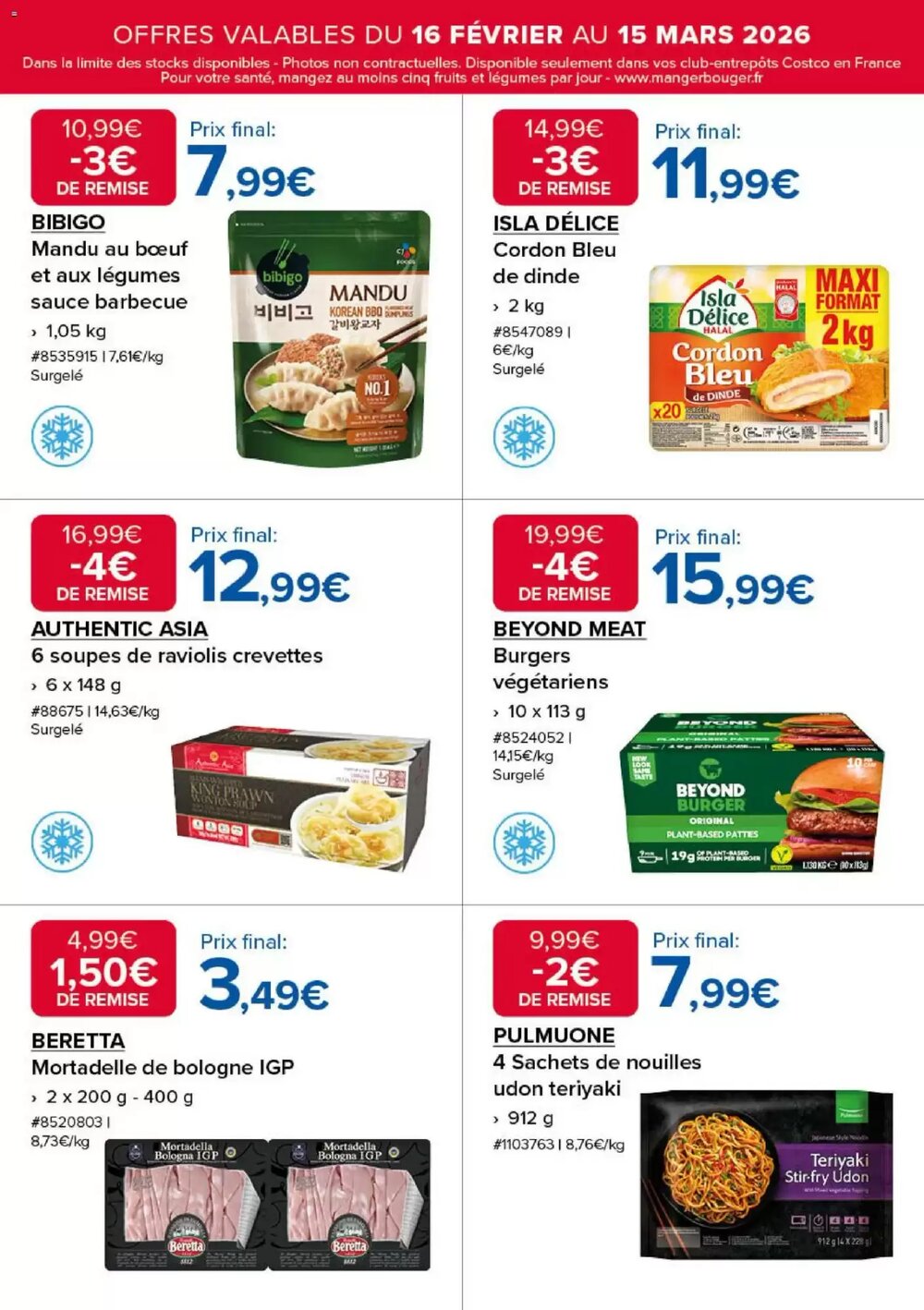 Prospectus promotionnel Costco valable à partir du 16/02/2026 - Page 2.
