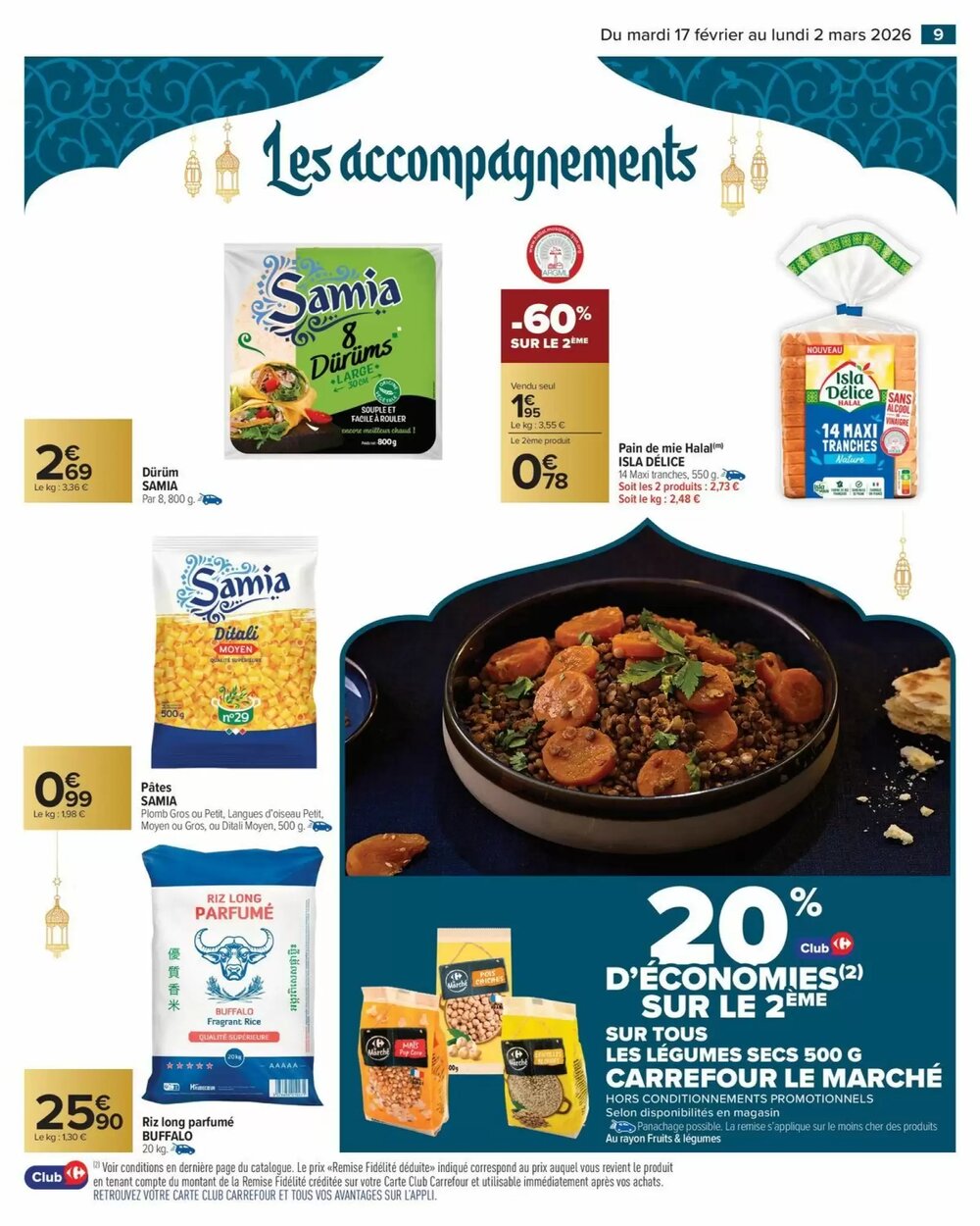 Prospectus promotionnel Carrefour Market valable à partir du 17/02/2026 - Page 9.