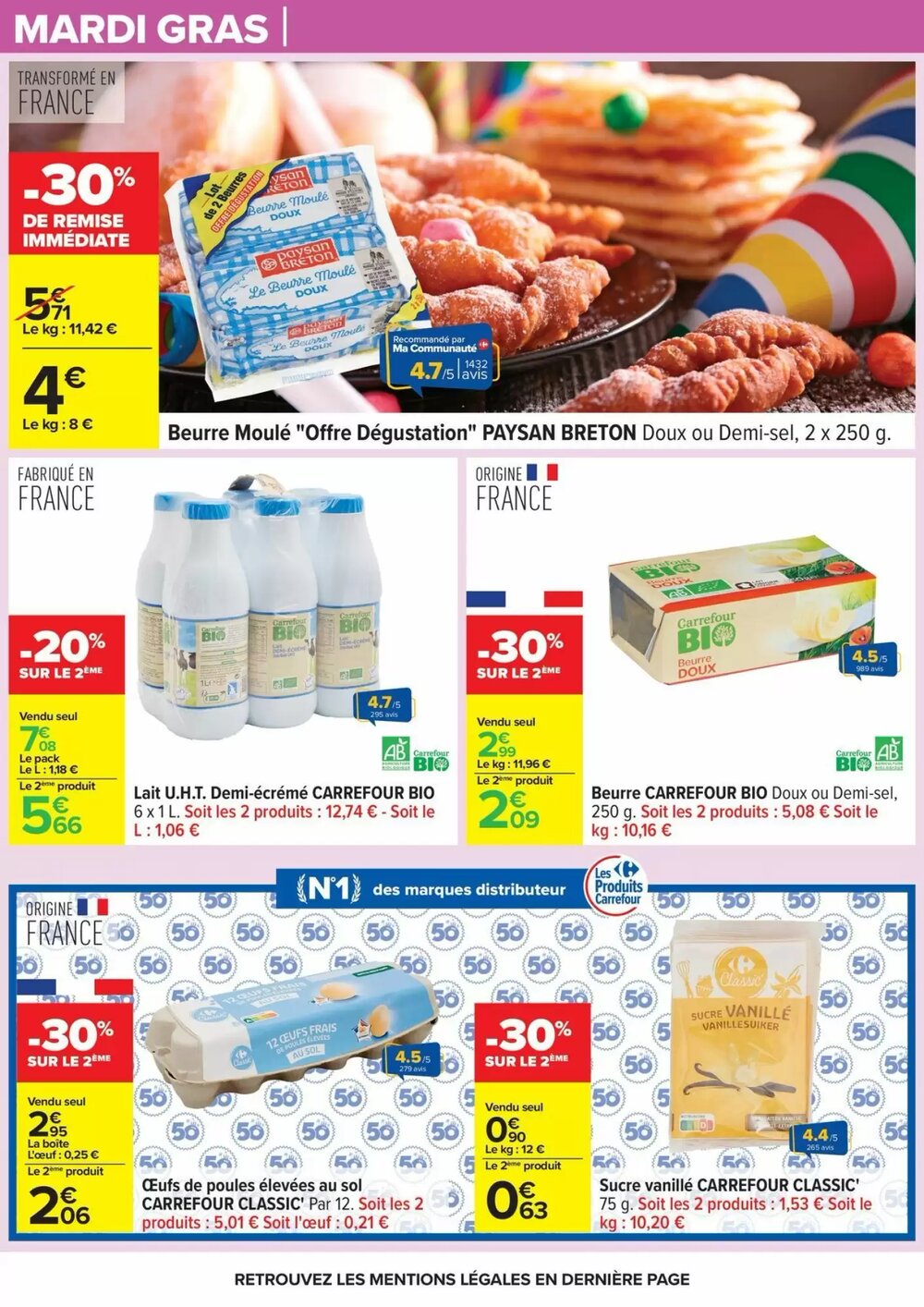 Prospectus promotionnel Carrefour valable à partir du 17/02/2026 - Page 45.