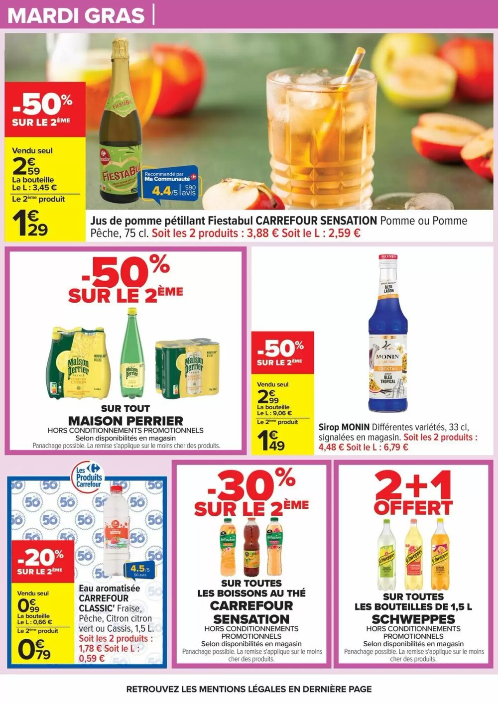 Prospectus promotionnel Carrefour valable à partir du 17/02/2026 - Page 49.