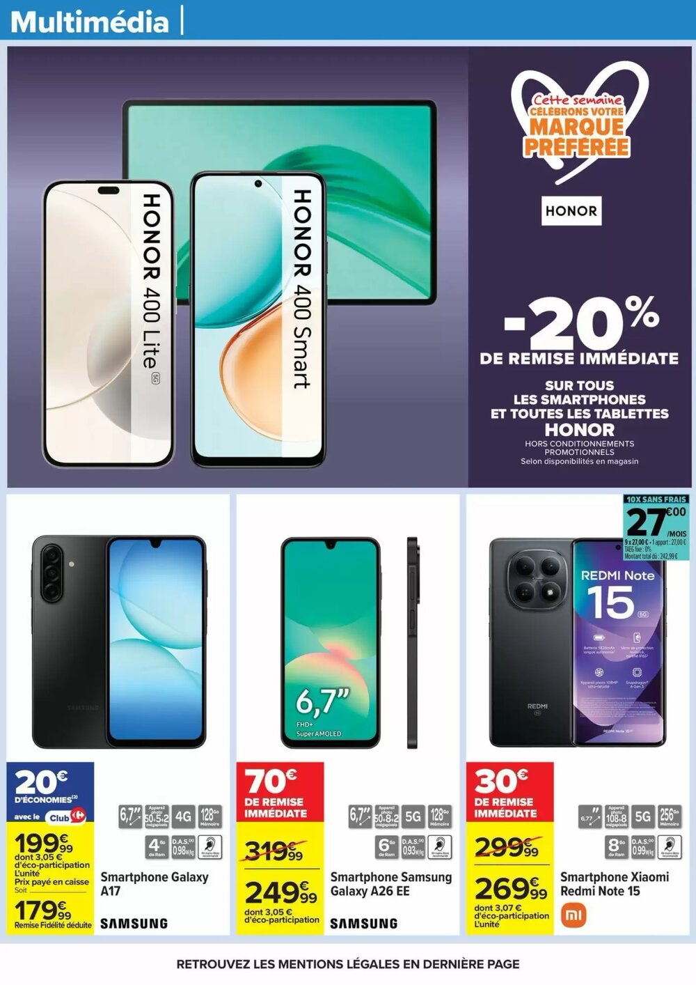 Prospectus promotionnel Carrefour valable à partir du 17/02/2026 - Page 83.