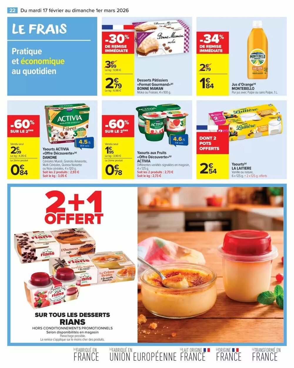 Prospectus promotionnel Carrefour valable à partir du 17/02/2026 - Page 24.