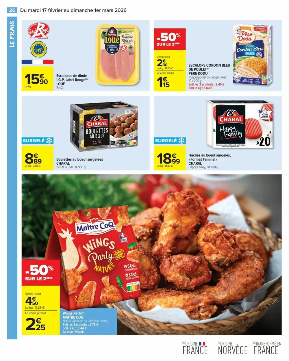 Prospectus promotionnel Carrefour valable à partir du 17/02/2026 - Page 28.