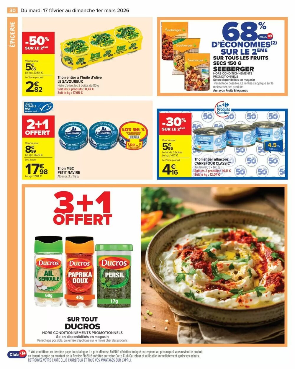 Prospectus promotionnel Carrefour valable à partir du 17/02/2026 - Page 32.