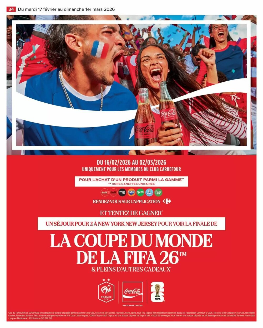 Prospectus promotionnel Carrefour valable à partir du 17/02/2026 - Page 36.