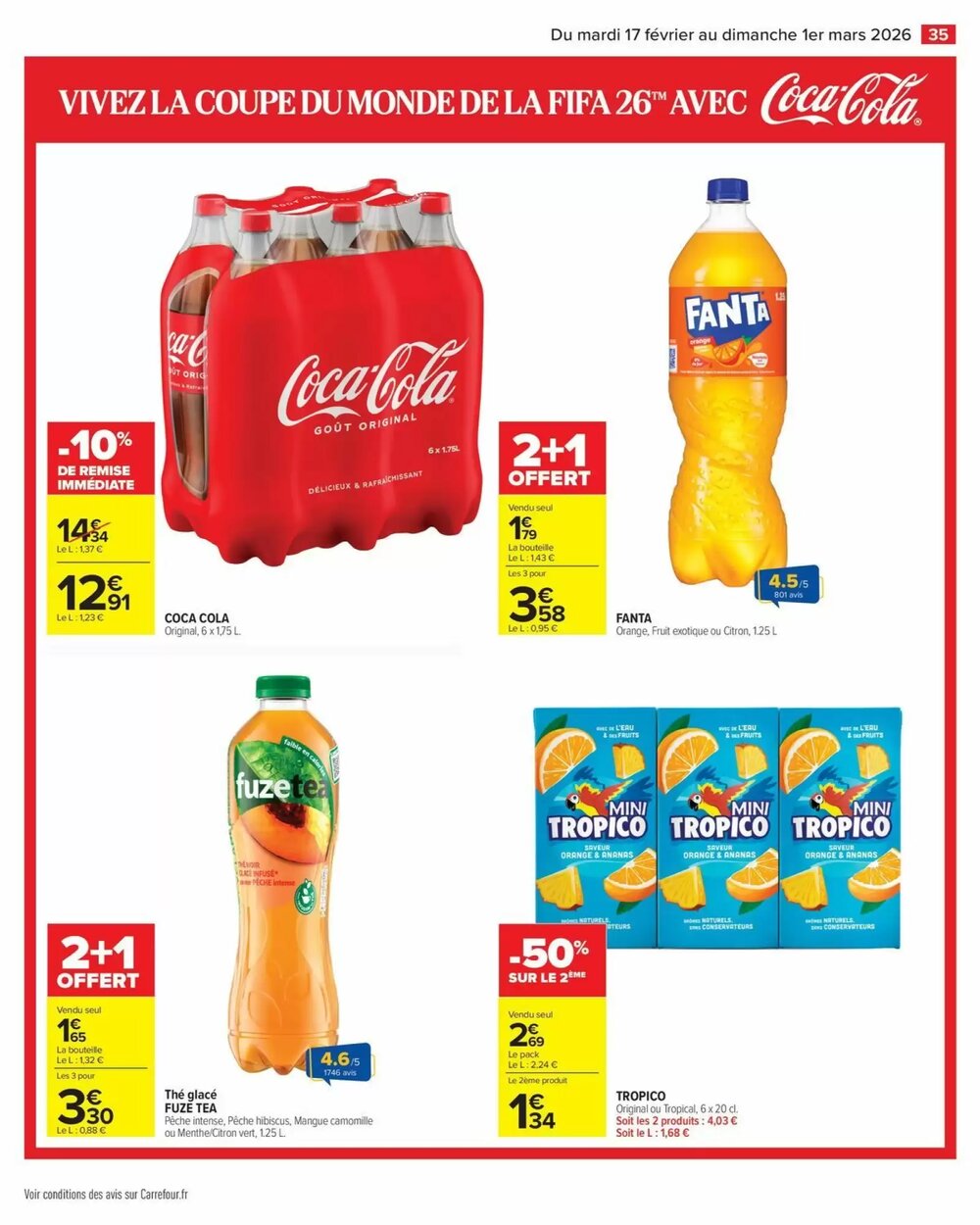 Prospectus promotionnel Carrefour valable à partir du 17/02/2026 - Page 37.