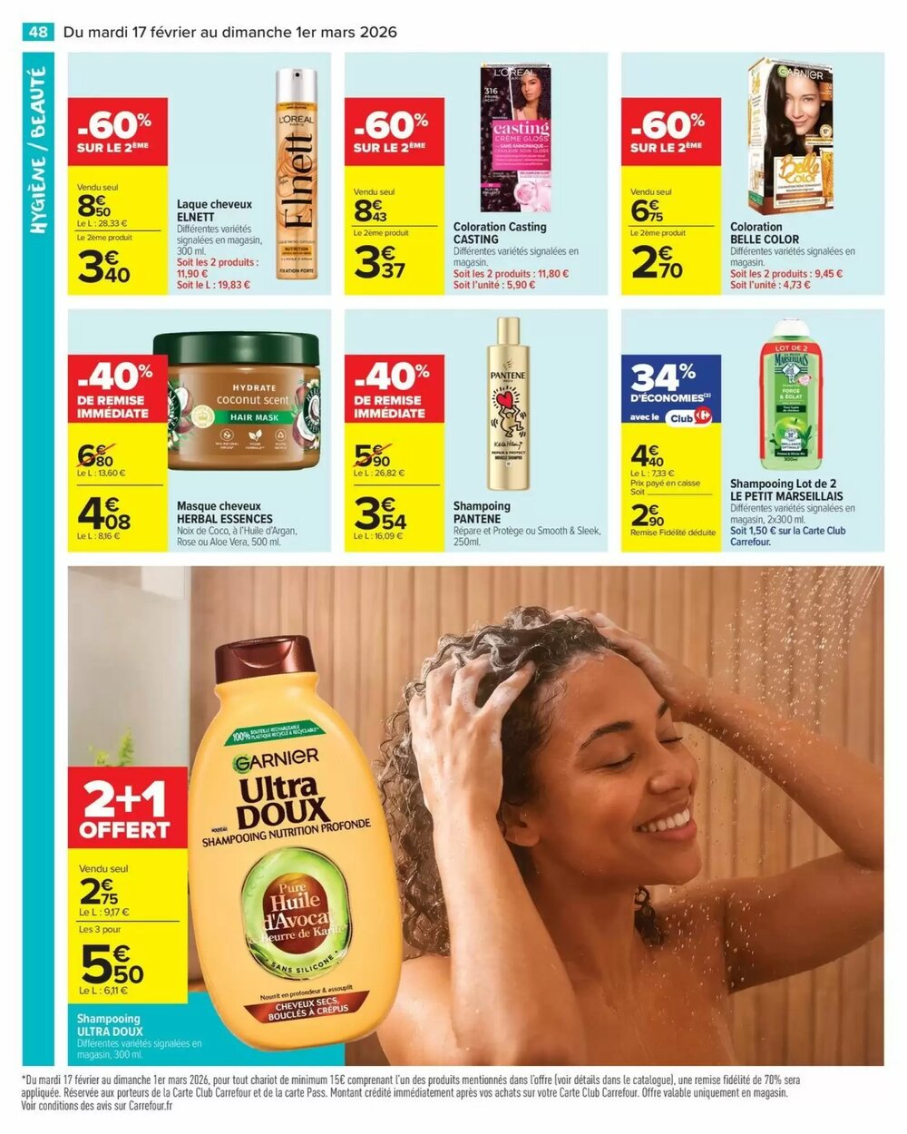 Prospectus promotionnel Carrefour valable à partir du 17/02/2026 - Page 50.