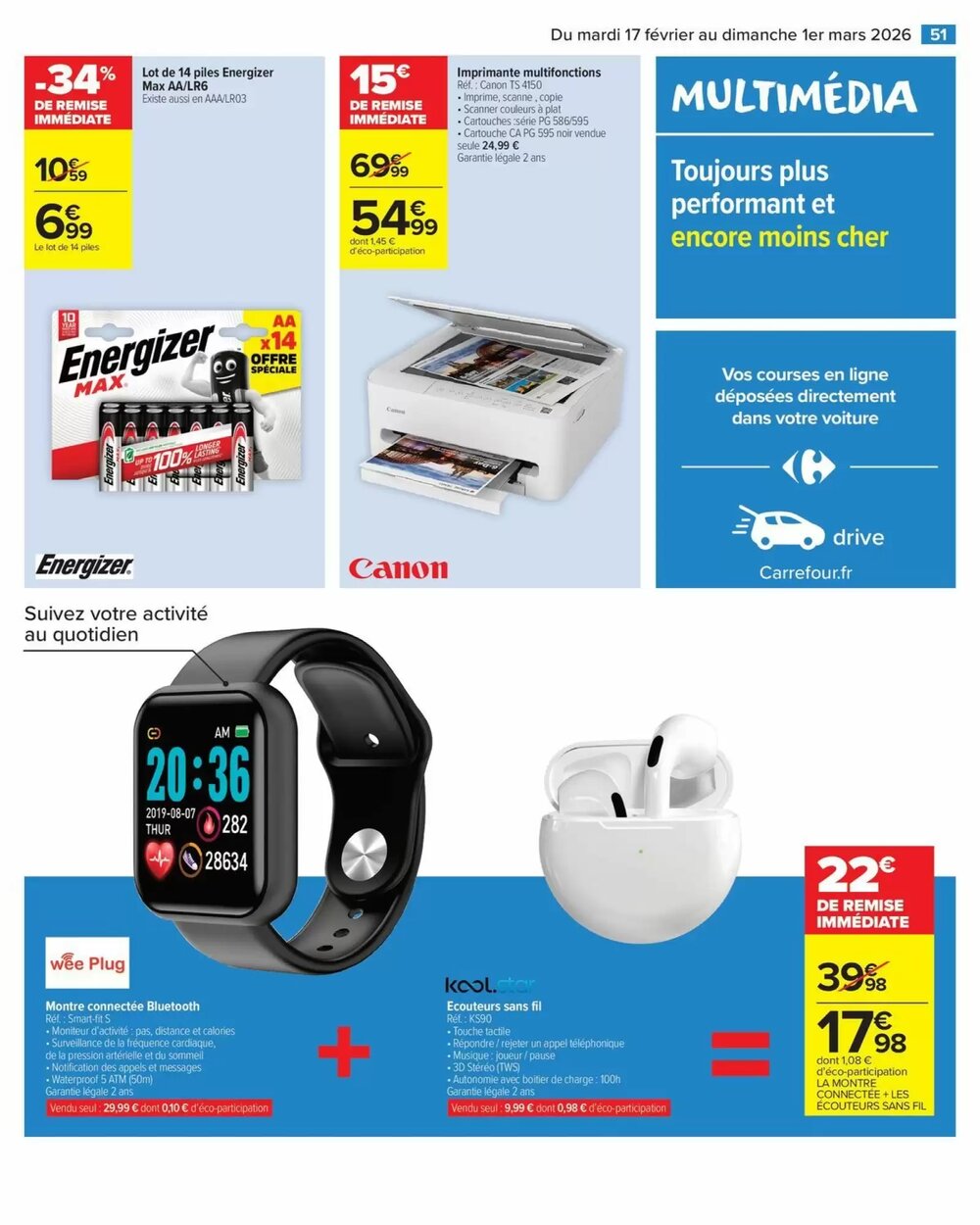 Prospectus promotionnel Carrefour valable à partir du 17/02/2026 - Page 53.