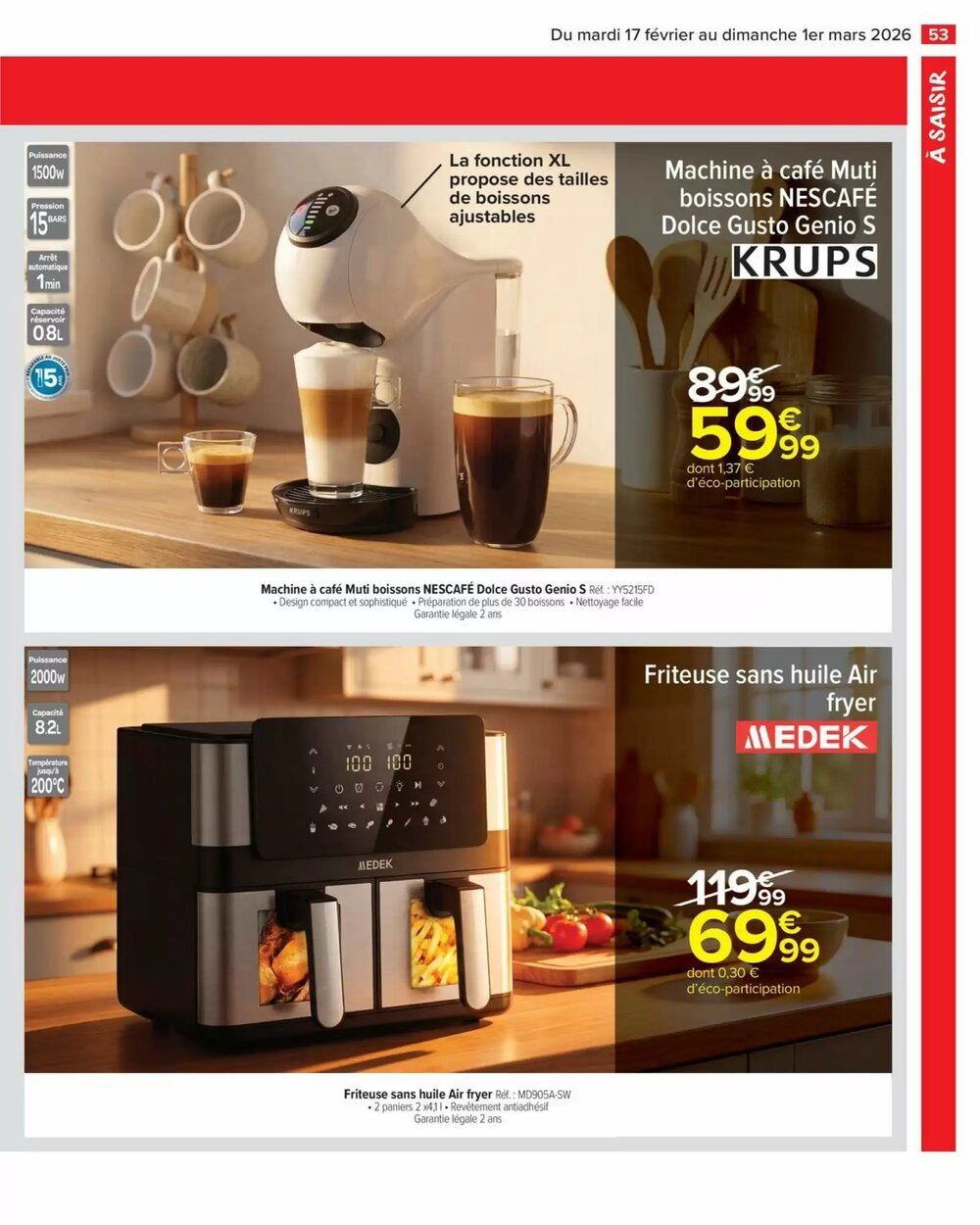 Prospectus promotionnel Carrefour valable à partir du 17/02/2026 - Page 55.