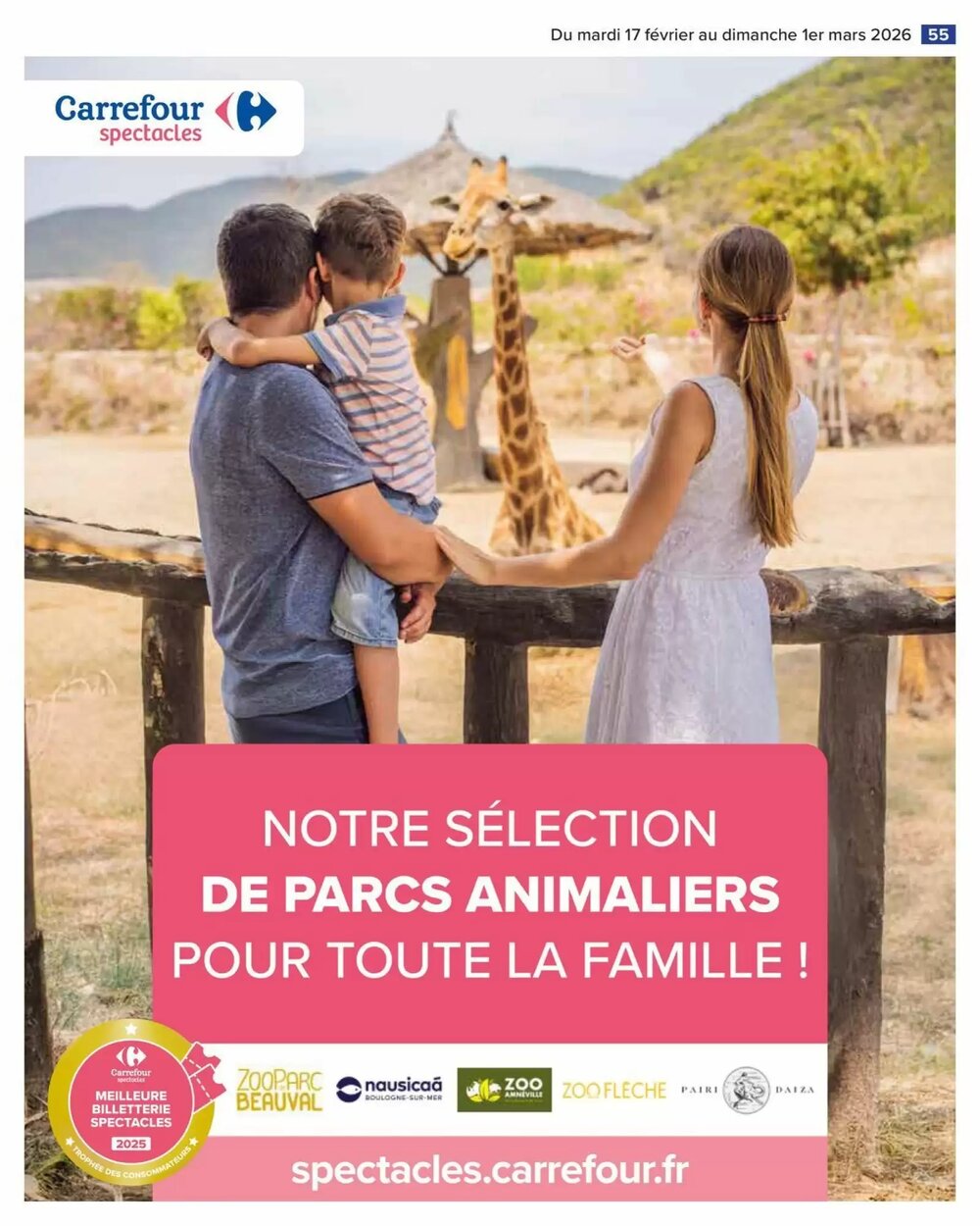 Prospectus promotionnel Carrefour valable à partir du 17/02/2026 - Page 57.