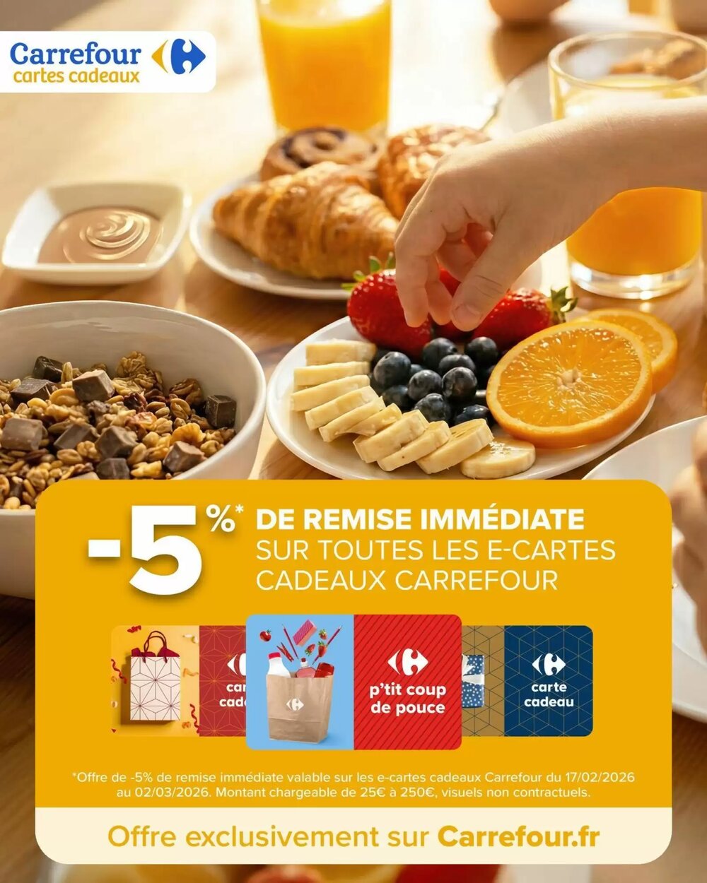 Prospectus promotionnel Carrefour valable à partir du 17/02/2026 - Page 58.