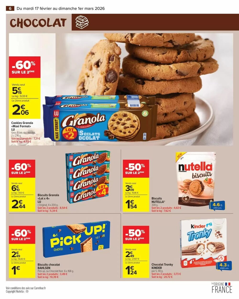 Prospectus promotionnel Carrefour valable à partir du 17/02/2026 - Page 8.
