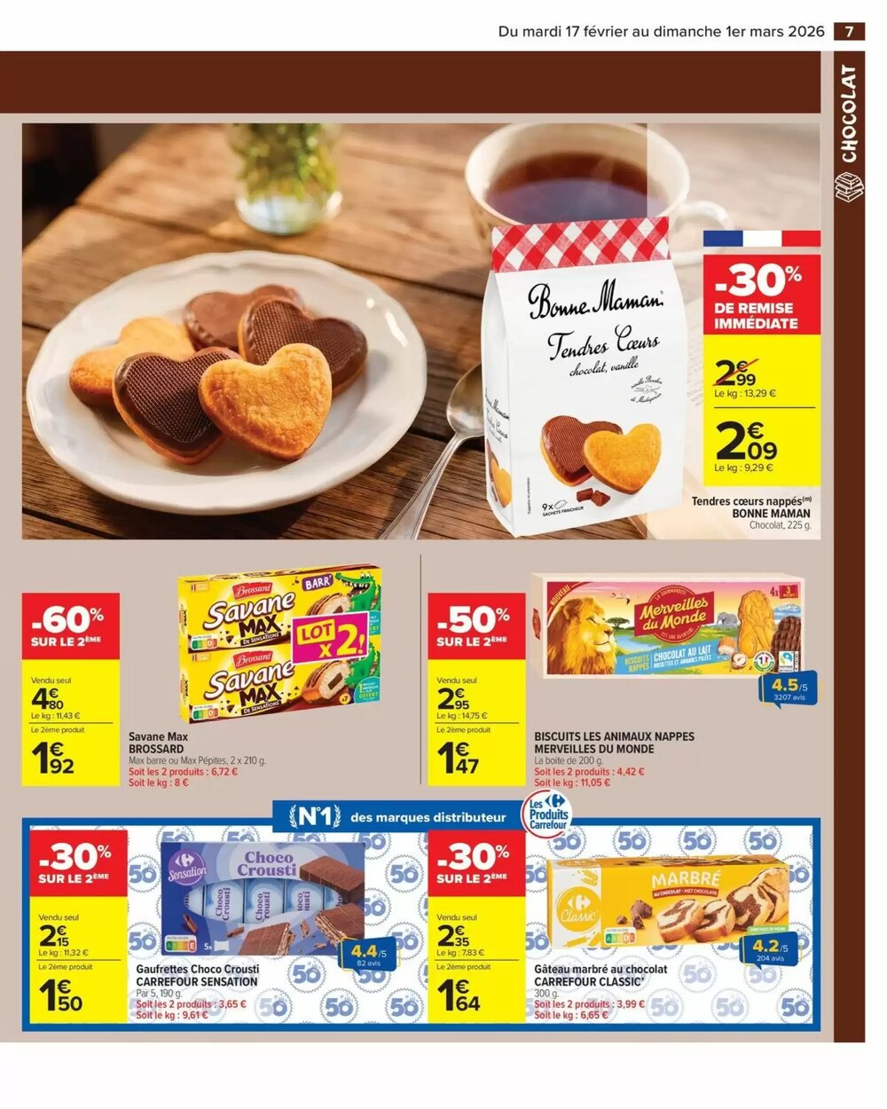 Prospectus promotionnel Carrefour valable à partir du 17/02/2026 - Page 9.