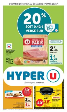 Prospectus promotionnel Hyper U valable à partir du 17/02/2026