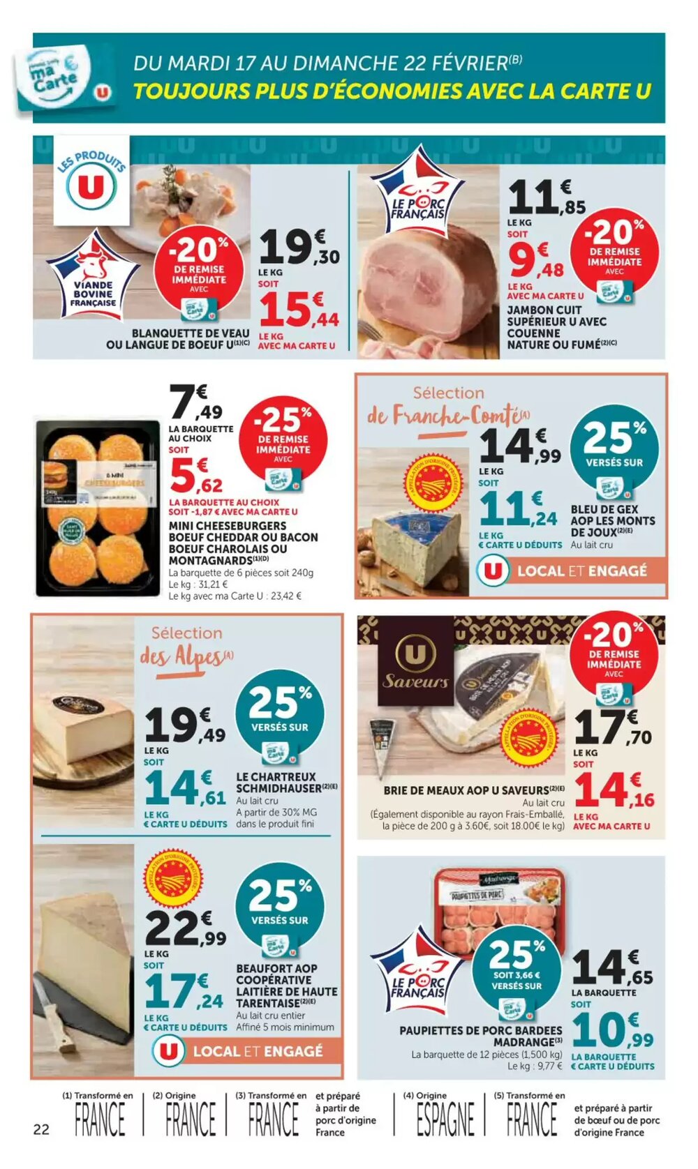 Prospectus promotionnel Hyper U valable à partir du 17/02/2026 - Page 22.