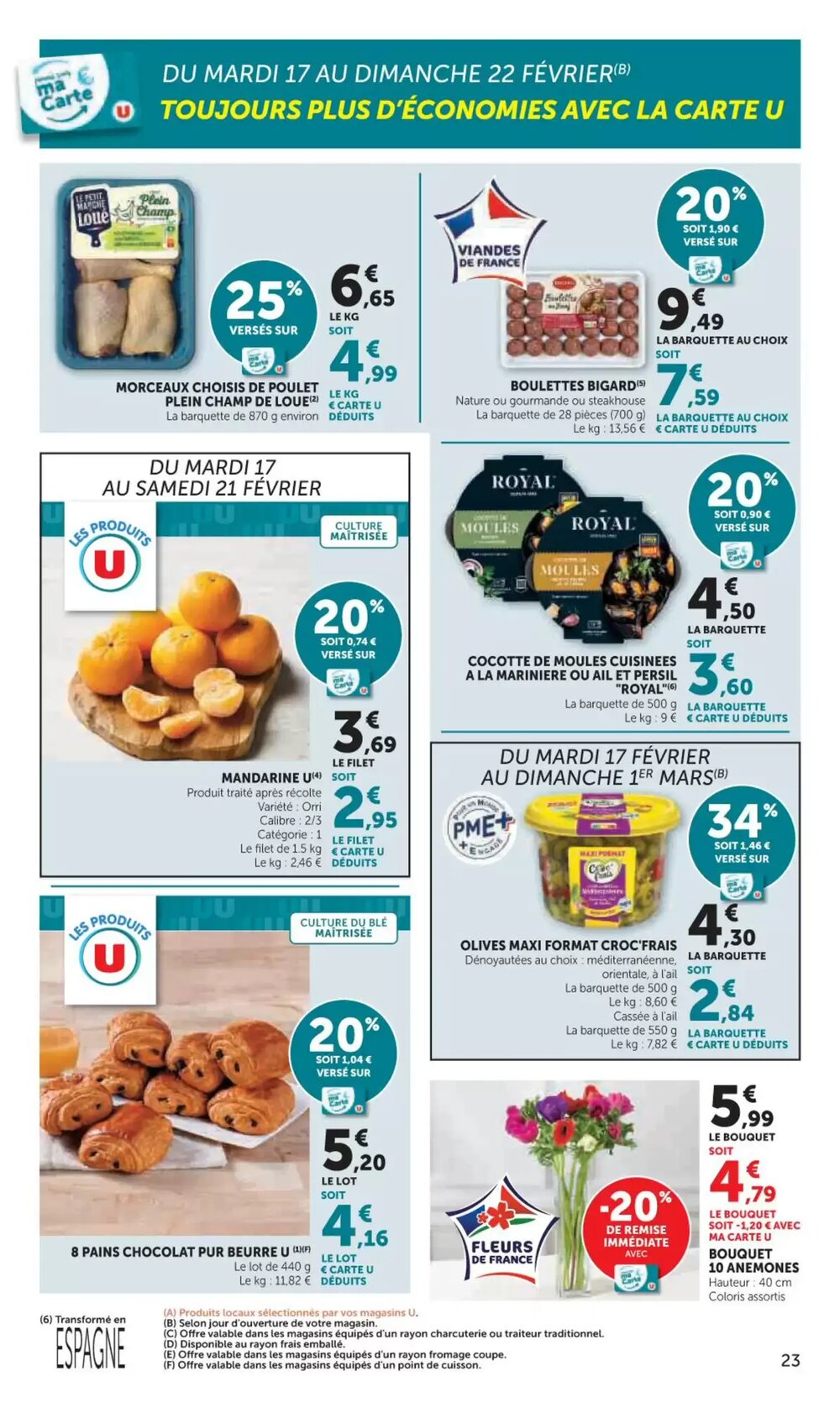 Prospectus promotionnel Hyper U valable à partir du 17/02/2026 - Page 23.