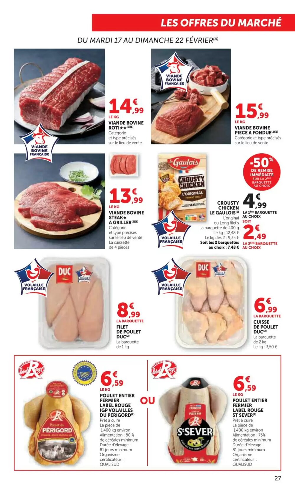 Prospectus promotionnel Hyper U valable à partir du 17/02/2026 - Page 27.