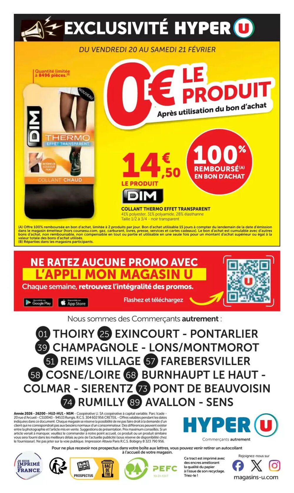 Prospectus promotionnel Hyper U valable à partir du 17/02/2026 - Page 32.
