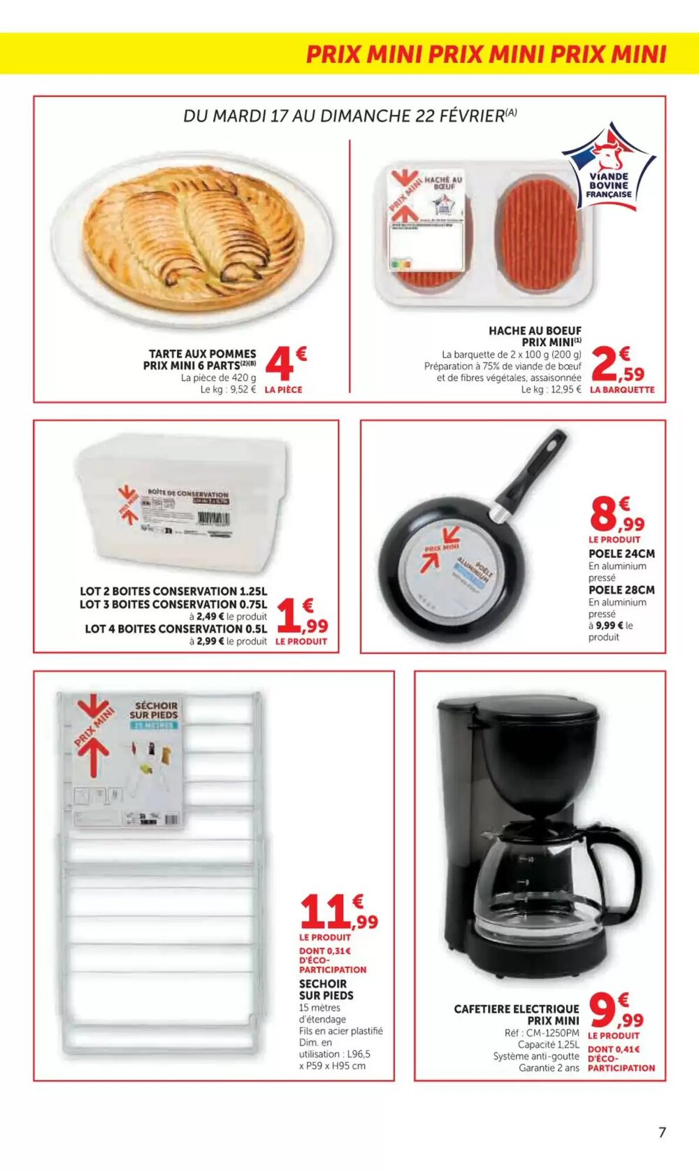 Prospectus promotionnel Hyper U valable à partir du 17/02/2026 - Page 7.