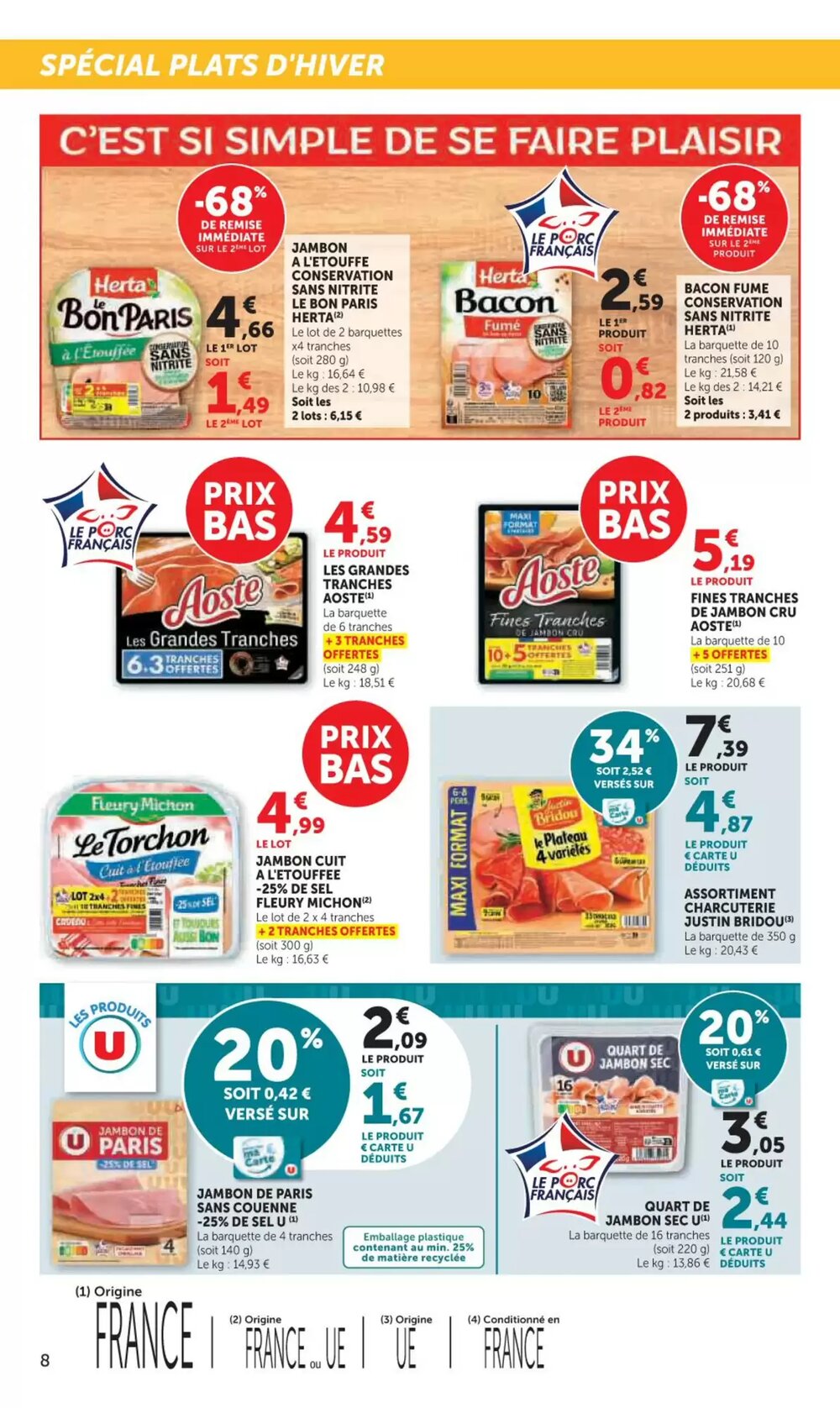 Prospectus promotionnel Hyper U valable à partir du 17/02/2026 - Page 8.