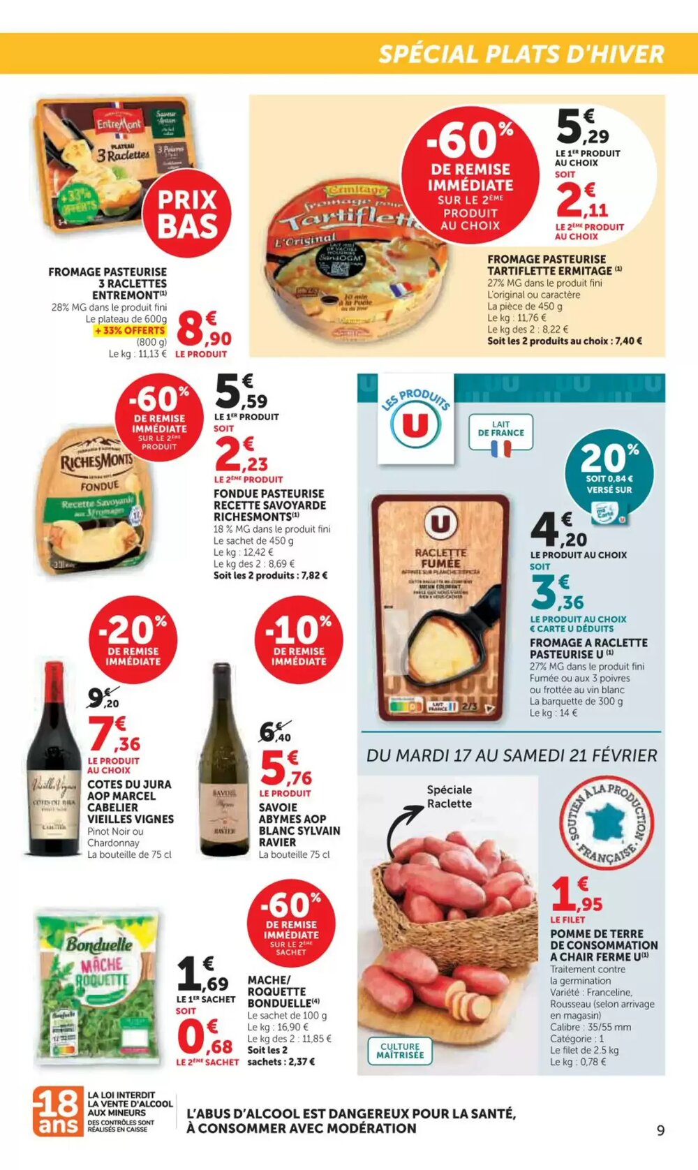 Prospectus promotionnel Hyper U valable à partir du 17/02/2026 - Page 9.