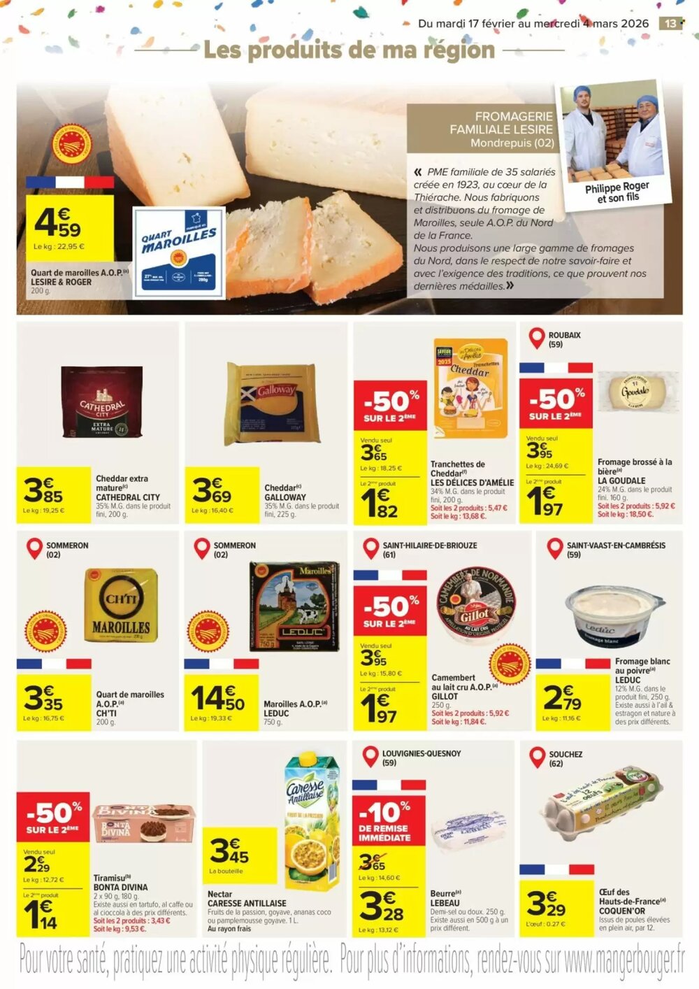 Prospectus promotionnel Carrefour valable à partir du 17/02/2026 - Page 13.