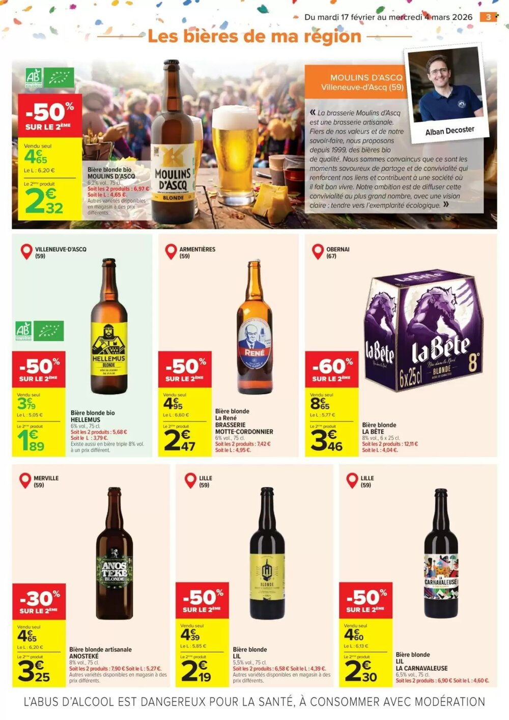 Prospectus promotionnel Carrefour valable à partir du 17/02/2026 - Page 3.