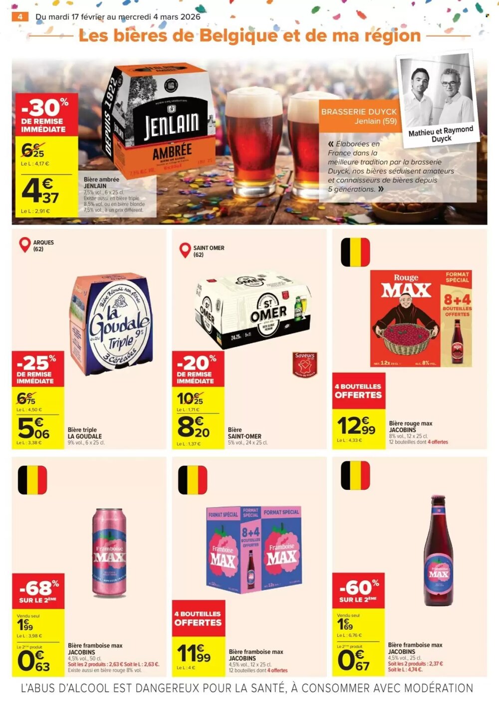 Prospectus promotionnel Carrefour valable à partir du 17/02/2026 - Page 4.