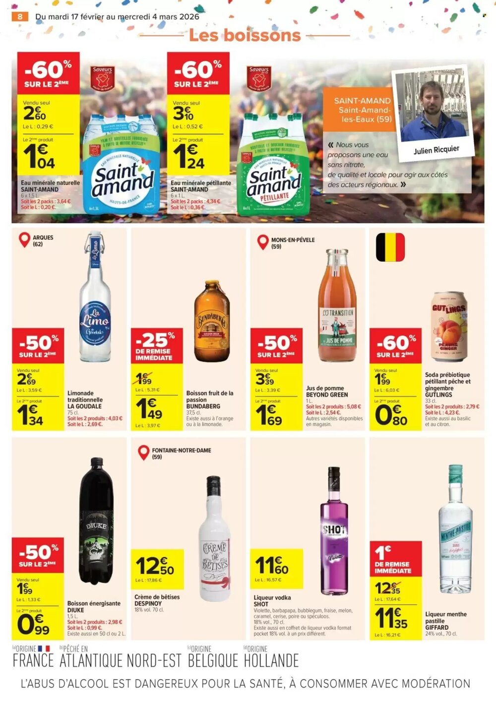 Prospectus promotionnel Carrefour valable à partir du 17/02/2026 - Page 8.