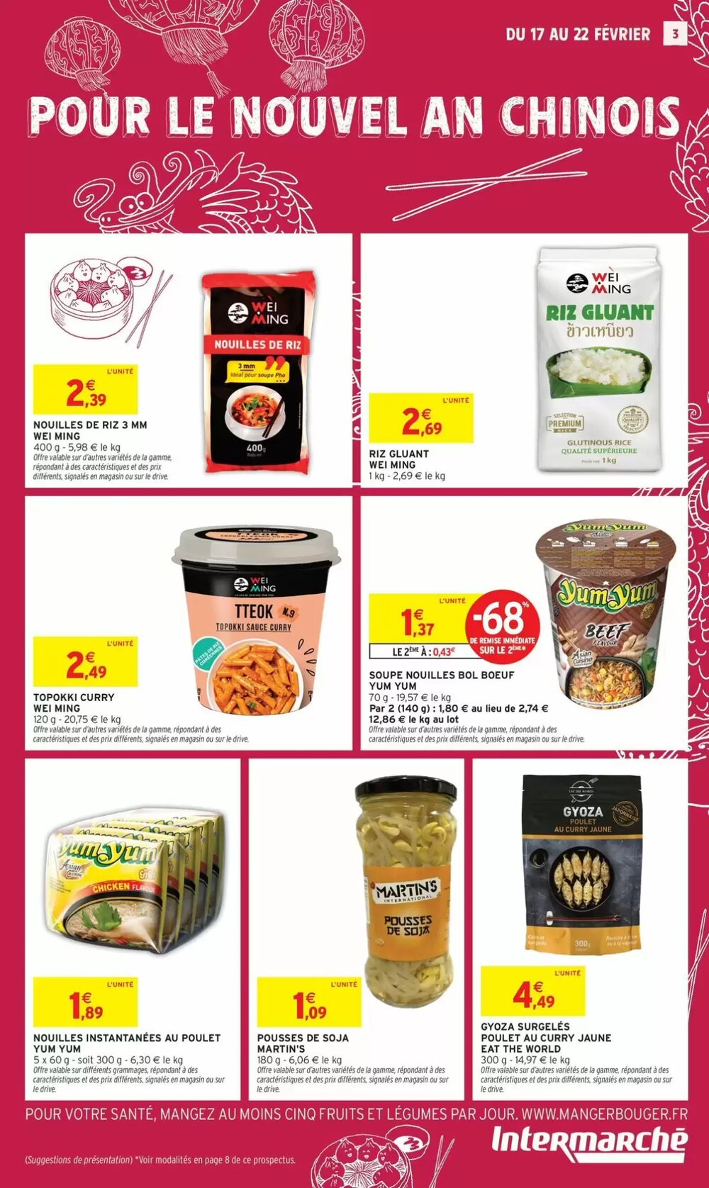 Prospectus promotionnel Intermarché valable à partir du 17/02/2026 - Page 3.