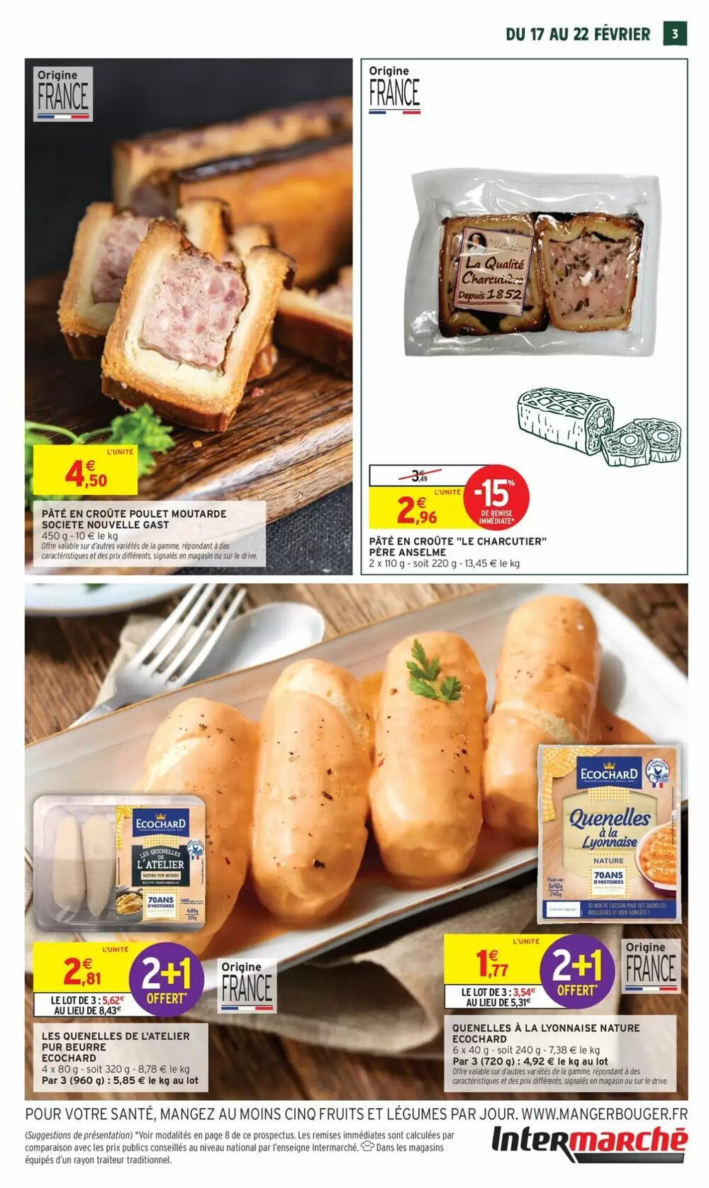 Prospectus promotionnel Intermarché valable à partir du 17/02/2026 - Page 3.