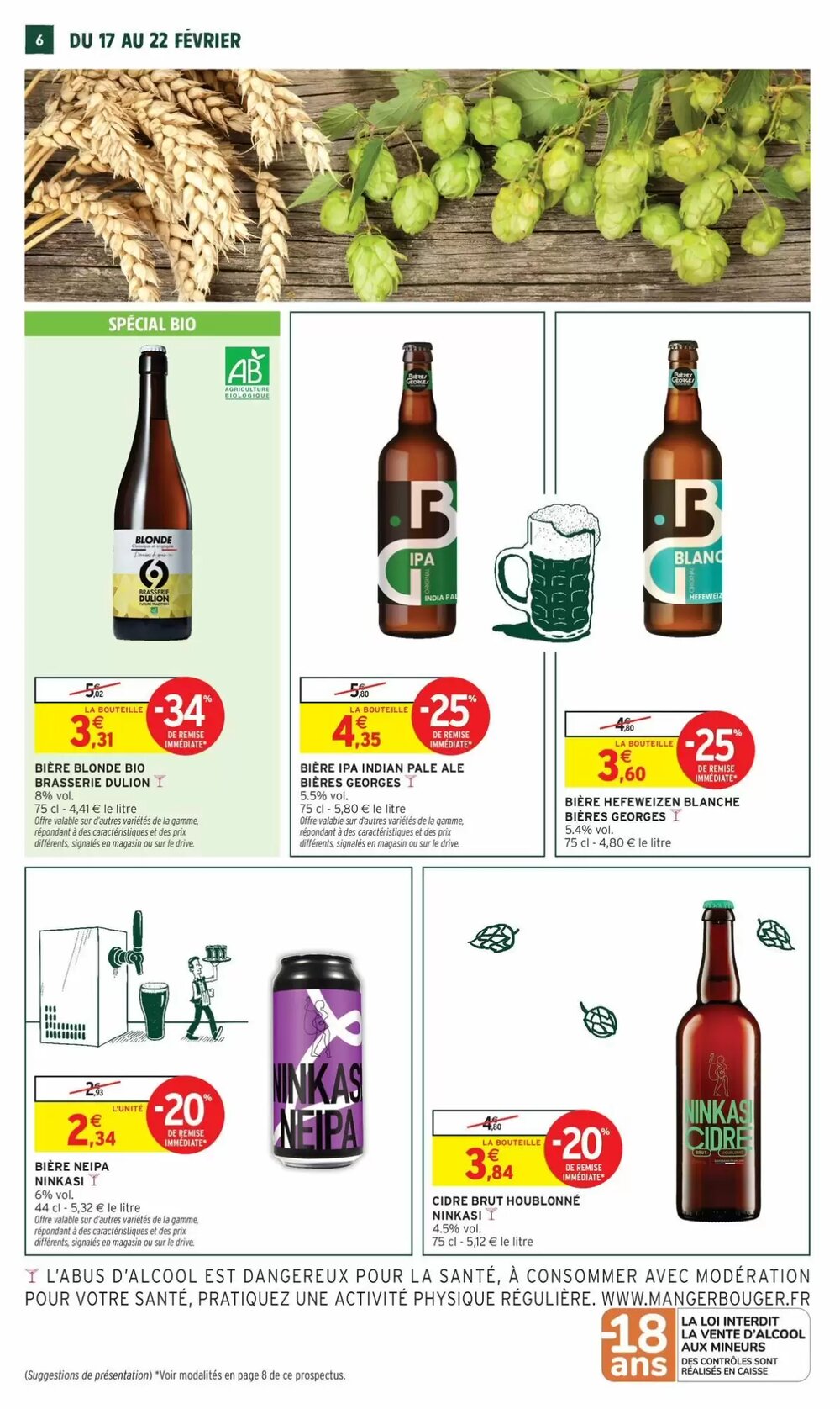 Prospectus promotionnel Intermarché valable à partir du 17/02/2026 - Page 6.