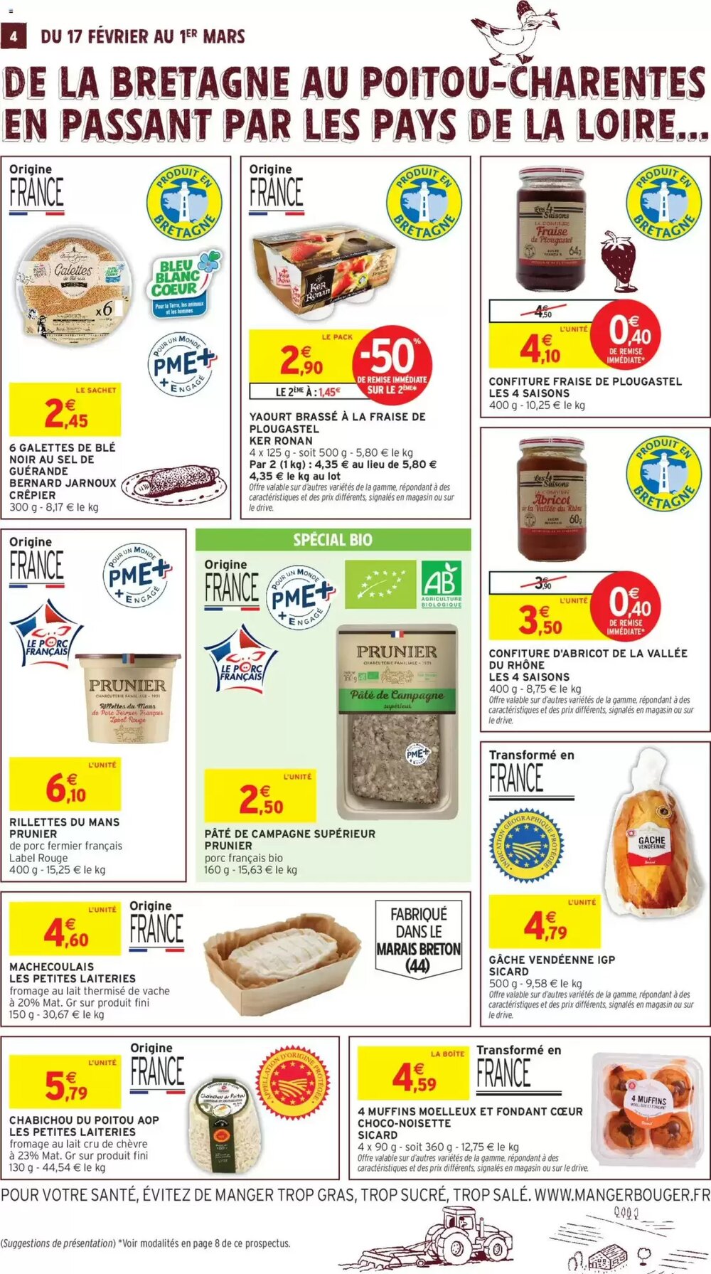 Prospectus promotionnel Intermarché valable à partir du 17/02/2026 - Page 4.