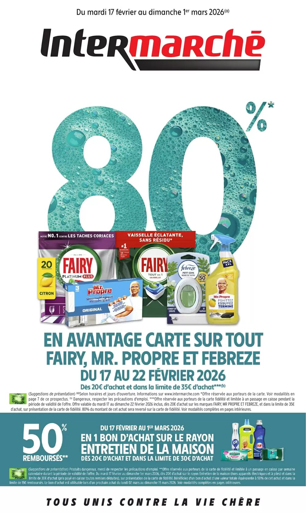 Prospectus promotionnel Intermarché valable à partir du 17/02/2026 - Page 1.