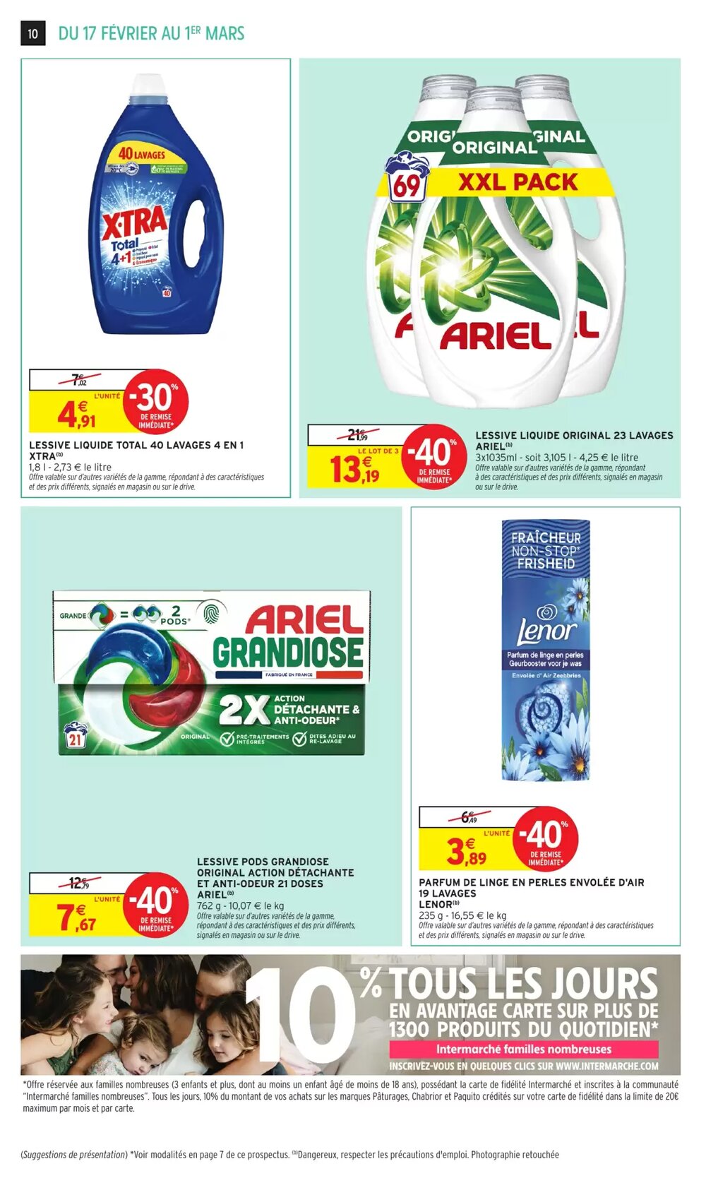 Prospectus promotionnel Intermarché valable à partir du 17/02/2026 - Page 10.