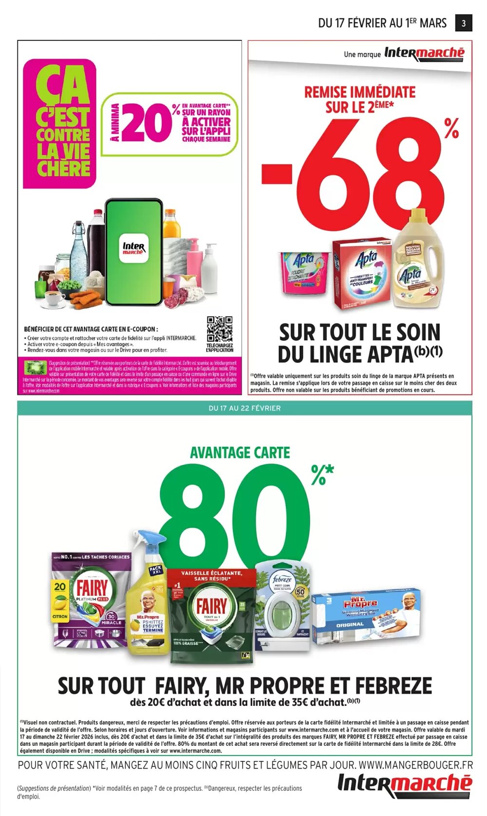 Prospectus promotionnel Intermarché valable à partir du 17/02/2026 - Page 3.