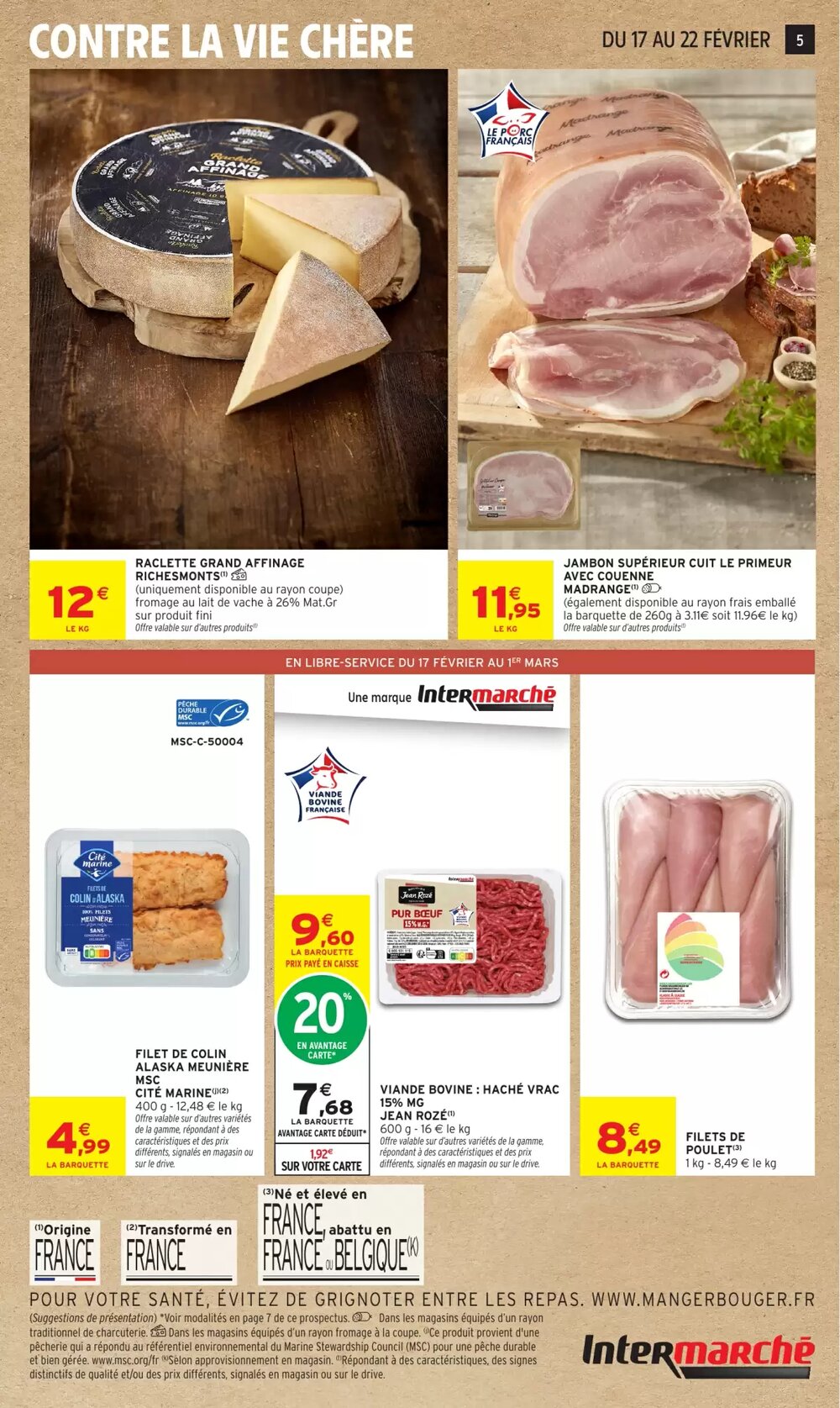 Prospectus promotionnel Intermarché valable à partir du 17/02/2026 - Page 5.