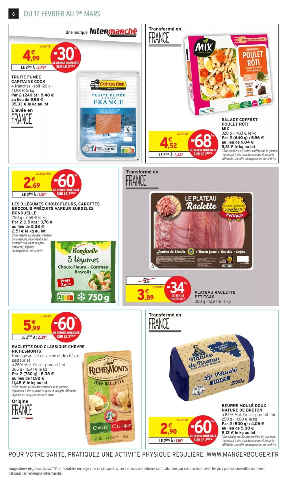 Prospectus promotionnel Intermarché valable à partir du 17/02/2026 - Page 6.