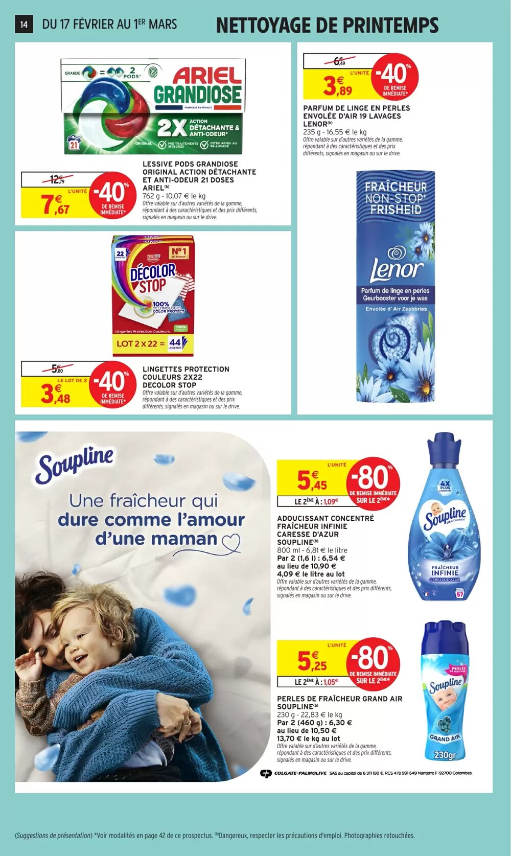 Prospectus promotionnel Intermarché Hyper valable à partir du 17/02/2026 - Page 14.