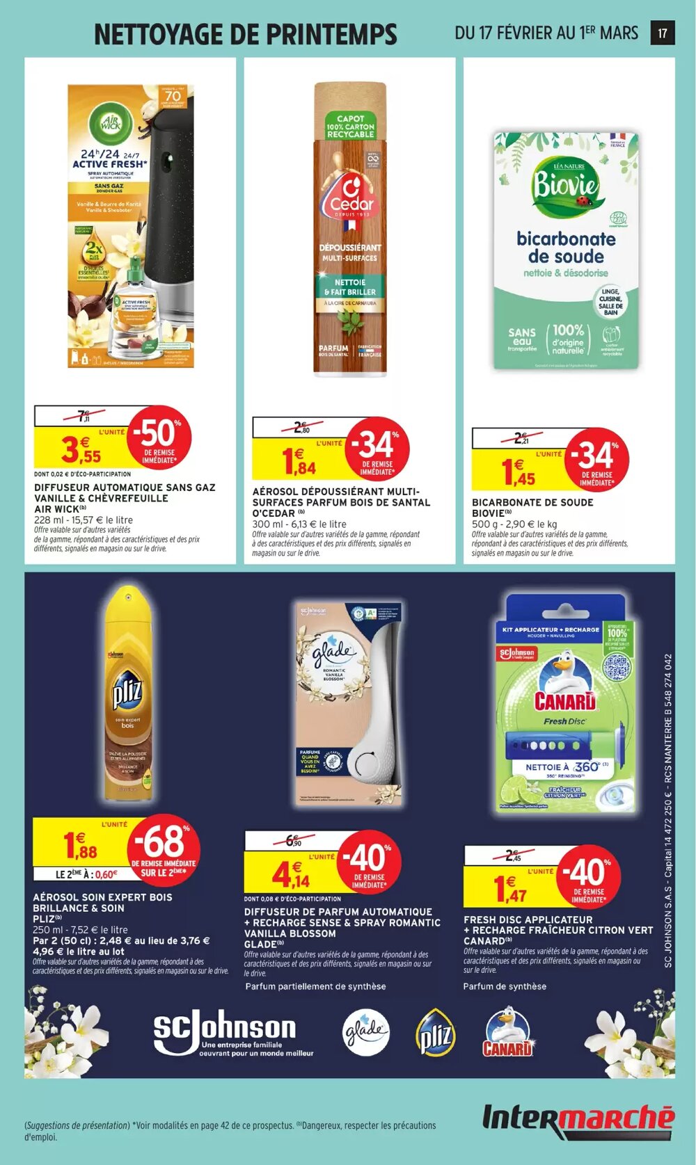 Prospectus promotionnel Intermarché Hyper valable à partir du 17/02/2026 - Page 17.