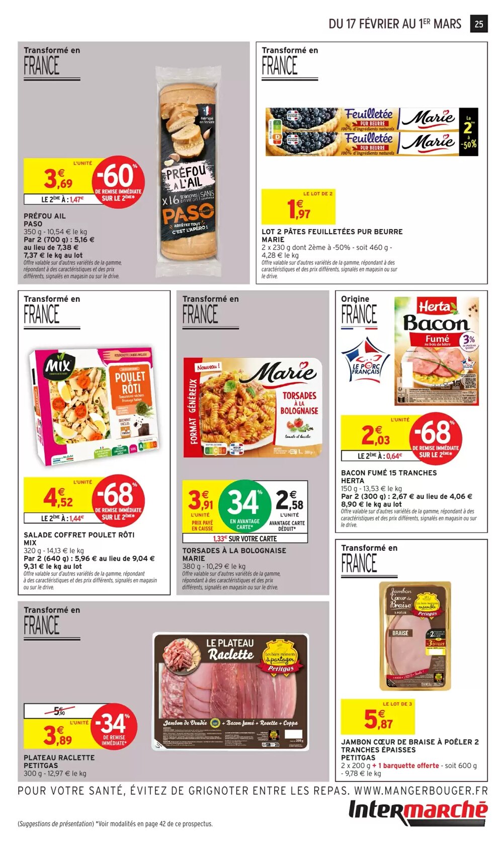 Prospectus promotionnel Intermarché Hyper valable à partir du 17/02/2026 - Page 25.
