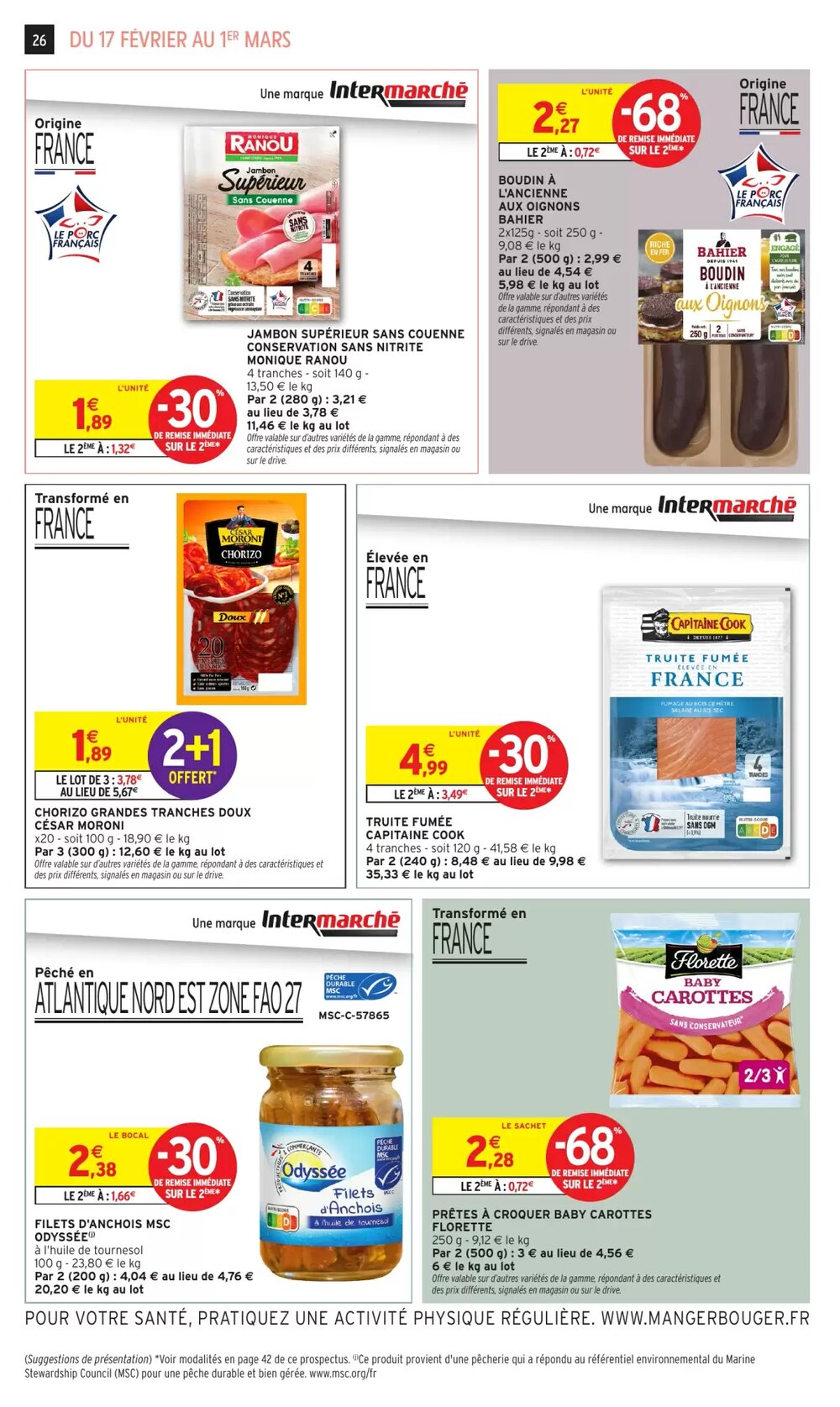 Prospectus promotionnel Intermarché Hyper valable à partir du 17/02/2026 - Page 26.