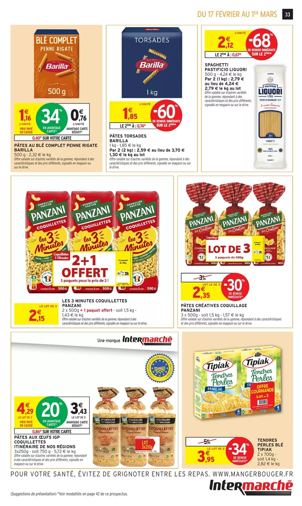 Prospectus promotionnel Intermarché Hyper valable à partir du 17/02/2026 - Page 33.
